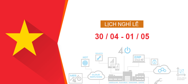 Lịch nghỉ lễ 30/4, 1/5